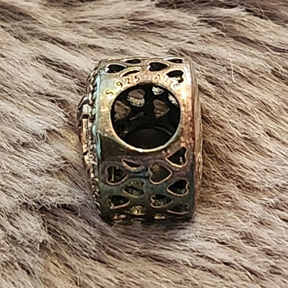 NEW Authentic Pandora Charm.  Charm is brand new but tarnished from storage.  Bu - Picture 4 of 5